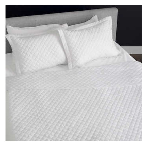 Jennifer Adams home solana diamond 3pc quilted blanket  set - Picture 2 of 5